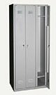 Металлические шкафы для одежды цельносварные